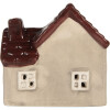 Clayre & Eef Maison Décorative LED 8x6x8 cm Beige-Rouge