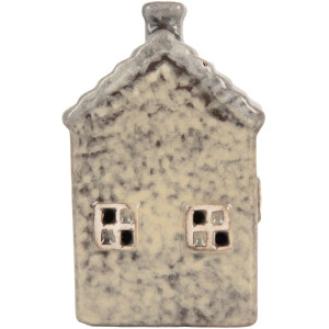 Clayre & Eef 6CE2274 Décoration Maison LED Gris/Vert 6x6x11 cm