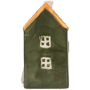 Clayre & Eef Bougeoir Maison Dolomite 9x8x15 cm
