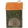 Clayre & Eef Bougeoir Maison Dolomite 9x8x15 cm