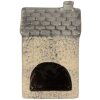 Clayre & Eef Bougeoir Maison 9x8x15 cm Dolomite
