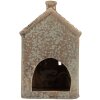 Clayre & Eef Bougeoir Maison Dolomite 10x8x15 cm