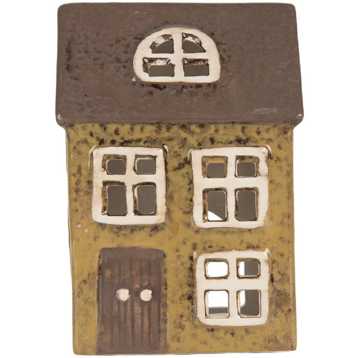 Clayre & Eef Bougeoir Maison 10x7x14 cm