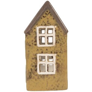 Clayre & Eef Bougeoir Maison 10x7x14 cm