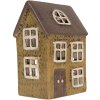 Clayre & Eef Bougeoir Maison 10x7x14 cm