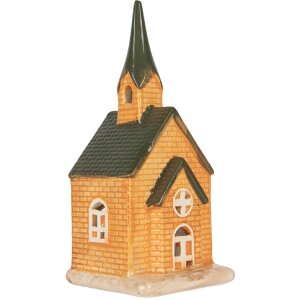 Clayre & Eef Bougeoir Maison 9x8x21 cm Dolomite