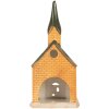Clayre & Eef Bougeoir Maison 9x8x21 cm Dolomite