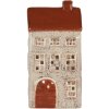 Clayre & Eef Bougeoir Maison 12x8x24 cm Beige/Marron