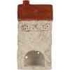 Clayre & Eef Bougeoir Maison 12x8x24 cm Beige/Marron