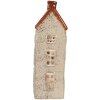 Clayre & Eef Bougeoir Maison 12x8x24 cm Beige/Marron