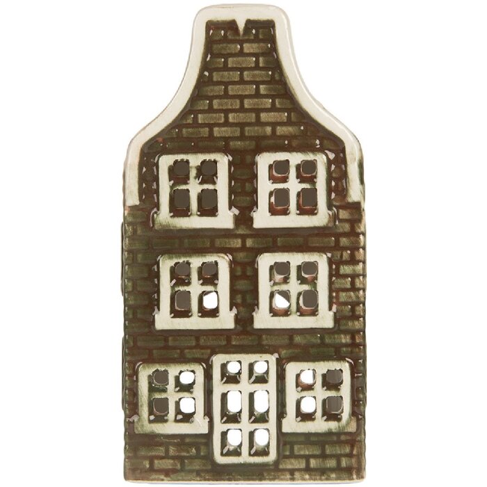 Clayre & Eef Bougeoir Maison 7x7x14 cm