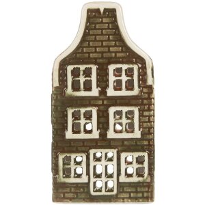 Clayre & Eef Bougeoir Maison 7x7x14 cm