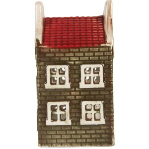 Clayre & Eef Bougeoir Maison 7x7x14 cm