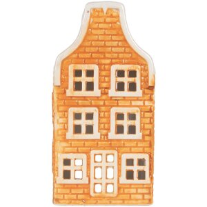 Clayre & Eef Bougeoir Maison Dolomite 9x10x19 cm