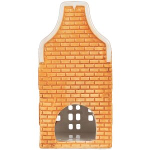 Clayre & Eef Bougeoir Maison Dolomite 9x10x19 cm