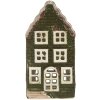 Clayre & Eef Bougeoir Maison 7x7x14 cm Gris-Vert