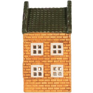 Clayre & Eef Bougeoir Maison 9x10x19 cm Dolomite