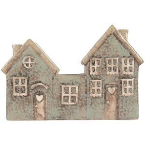 Clayre & Eef Bougeoir Maison 22x9x15 cm Dolomite