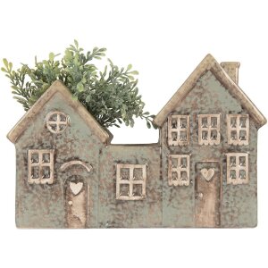 Clayre & Eef Bougeoir Maison 22x9x15 cm Dolomite