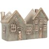 Clayre & Eef Bougeoir Maison 22x9x15 cm Dolomite