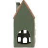Clayre & Eef Bougeoir Maison 9x8x19 cm Vert