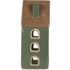 Clayre & Eef Bougeoir Maison 9x8x19 cm Vert