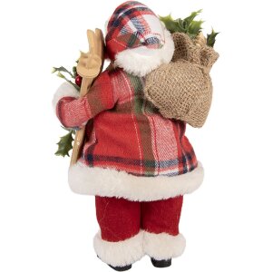 Clayre & Eef 66356 Décoration Père Noël 16x13x27 cm