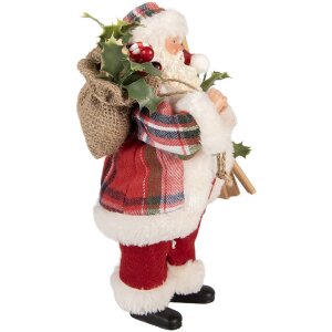 Clayre & Eef 66356 Décoration Père Noël 16x13x27 cm