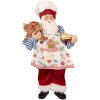 Clayre & Eef 66359 Décoration Père Noël 15x10x26 cm