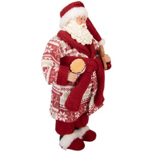 Clayre & Eef 66360 Décoration Père Noël 15x11x28 cm