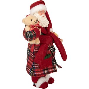 Clayre & Eef 66362 Décoration Père Noël 16x11x28 cm