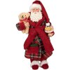 Clayre & Eef 66362 Décoration Père Noël 16x11x28 cm