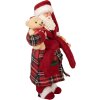 Clayre & Eef 66362 Décoration Père Noël 16x11x28 cm