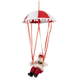 Clayre & Eef 66363 Décoration Père Noël 25x25x55 cm