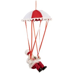 Clayre & Eef 66363 Décoration Père Noël 25x25x55 cm