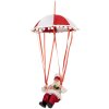 Clayre & Eef 66363 Décoration Père Noël 25x25x55 cm