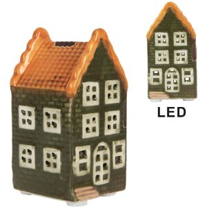 Clayre & Eef Décoration Maison LED 4x4x8 cm