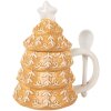Clayre & Eef Mug avec Couvercle et Cuillère 350ml