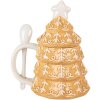 Clayre & Eef Mug avec Couvercle et Cuillère 350ml
