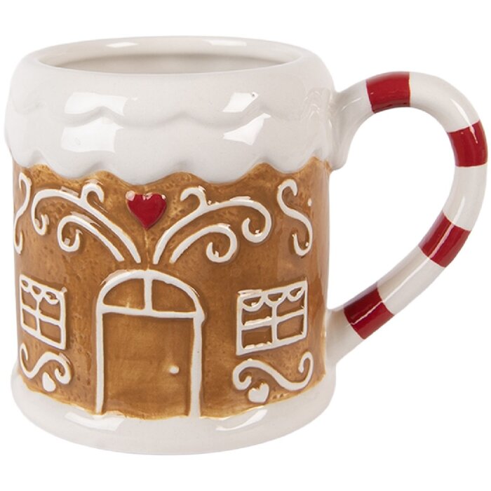 Clayre & Eef Mug 350ml Dolomite Style Champêtre