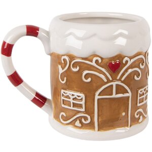 Clayre & Eef Mug 350ml Dolomite Style Champêtre