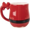 Clayre & Eef Mug Céramique 400ml Rouge Noir
