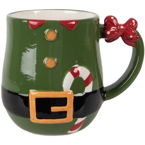 Clayre & Eef Mug 13x9x10 cm 400 ml Style Campagne