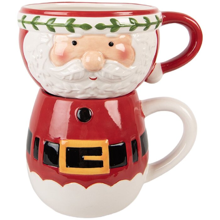 Clayre & Eef Mug Dolomite 400/500 ml