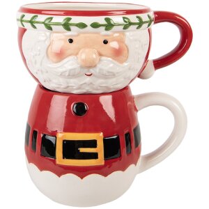 Clayre & Eef Mug Dolomite 400/500 ml
