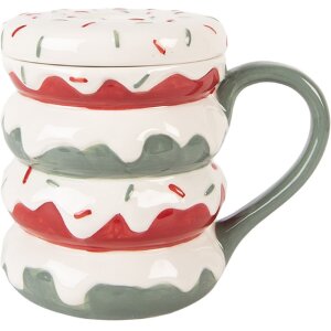 Clayre & Eef Tasse avec Couvercle 450ml