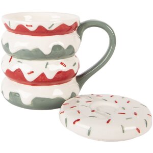 Clayre & Eef Tasse avec Couvercle 450ml