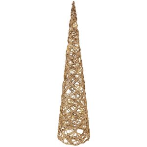Clayre & Eef Ensemble de Cône LED Décoratif (Lot de 3)