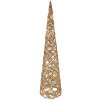 Clayre & Eef Ensemble de Cône LED Décoratif (Lot de 3)