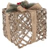 Clayre & Eef Ensemble Décoratif LED Doré 3 Pièces